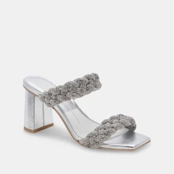 DOLCE VITA Heels*Paily Rhinestone Heels Crystal Rhinestone