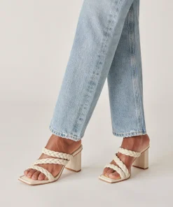 DOLCE VITA Sandals*Pang Heels Ivory Stella
