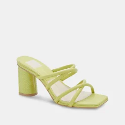 DOLCE VITA Heels*Patsi Heels Light Green Leather