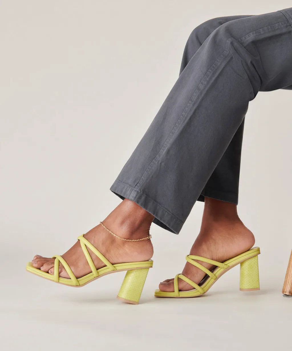 DOLCE VITA Heels*Patsi Heels Light Green Leather