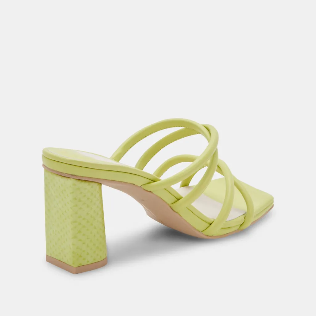 DOLCE VITA Heels*Patsi Heels Light Green Leather