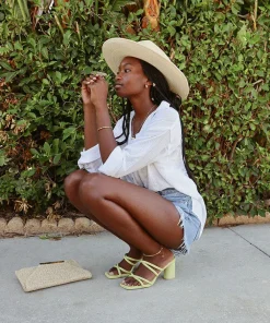 DOLCE VITA Heels*Patsi Heels Light Green Leather