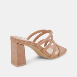DOLCE VITA Sandals*Patsi Wide Heels Cafe Leather