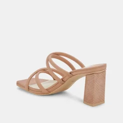DOLCE VITA Sandals*Patsi Wide Heels Cafe Leather