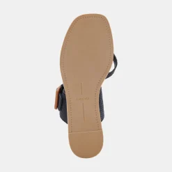 DOLCE VITA Sandals*Perris Sandals Black Embossed Leather