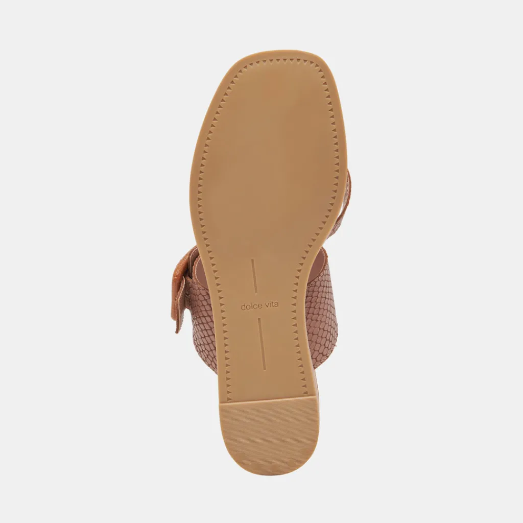 DOLCE VITA Sandals*Perris Sandals Cafe Embossed Leather