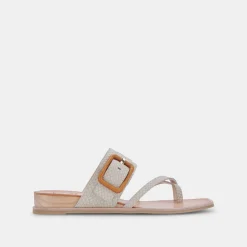 DOLCE VITA Sandals*Perris Sandals Ivory Embossed Leather