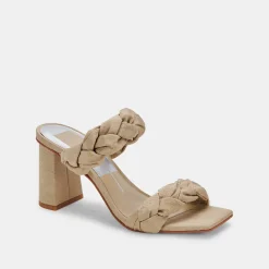 DOLCE VITA Heels*Pheby Heels Khaki Silk