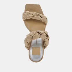 DOLCE VITA Heels*Pheby Heels Khaki Silk