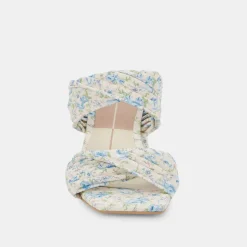 DOLCE VITA Sandals*Pilton Heels Blue Floral Stella