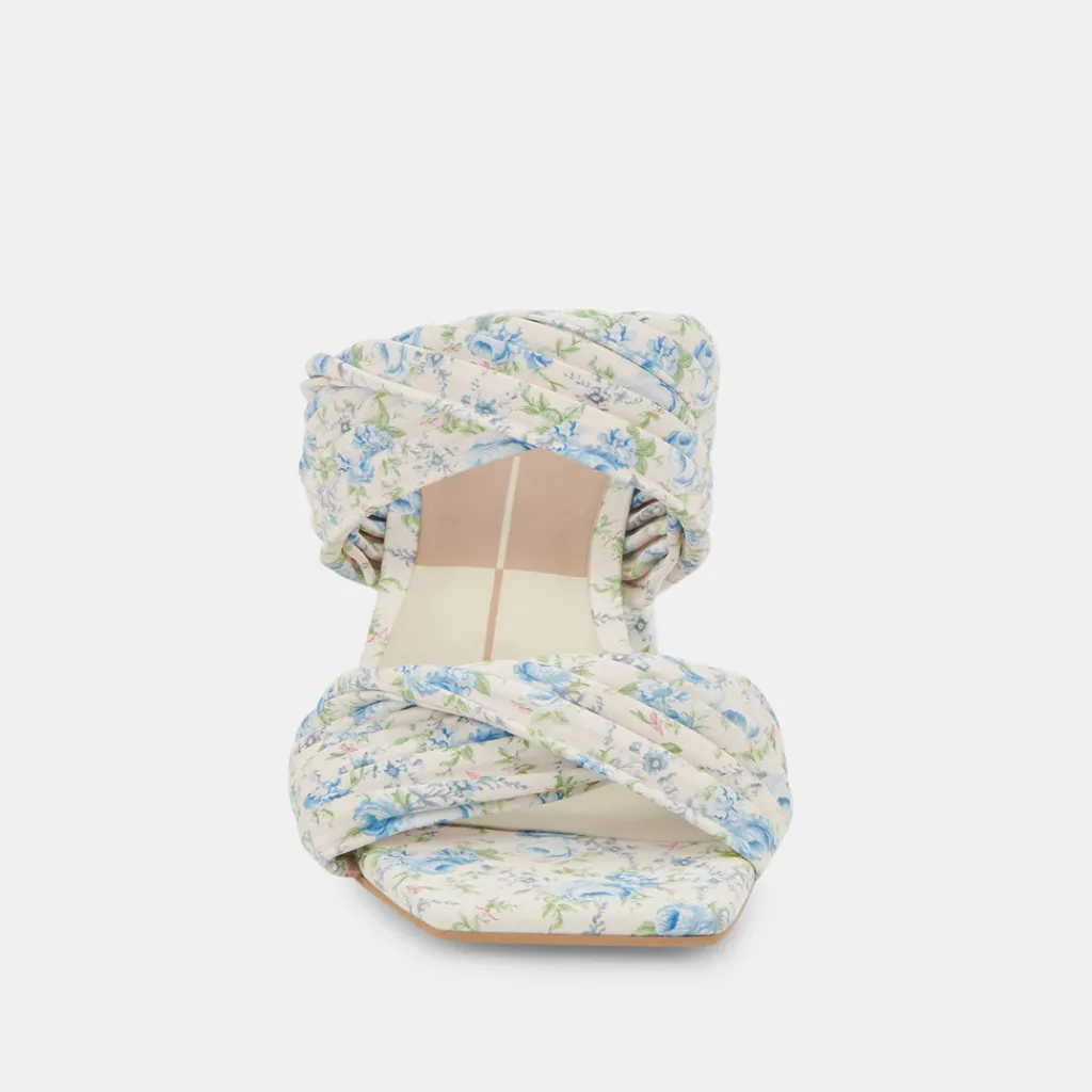 DOLCE VITA Sandals*Pilton Heels Blue Floral Stella