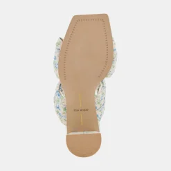 DOLCE VITA Sandals*Pilton Heels Blue Floral Stella