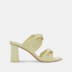 DOLCE VITA Sandals*Pilton Heels Lemon Cream Stella