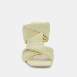 DOLCE VITA Sandals*Pilton Heels Lemon Cream Stella