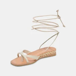 DOLCE VITA Sandals*Prax Sandals Ivory Leather