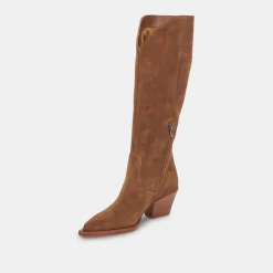 DOLCE VITA Boots & Booties*Raj Wide Calf Boots Brown Suede