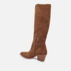 DOLCE VITA Boots & Booties*Raj Wide Calf Boots Brown Suede