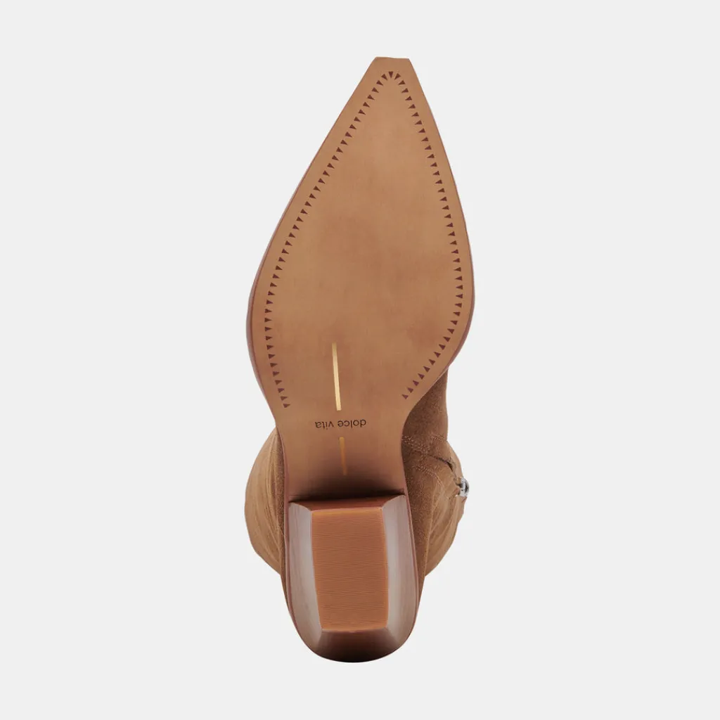 DOLCE VITA Boots & Booties*Raj Wide Calf Boots Brown Suede