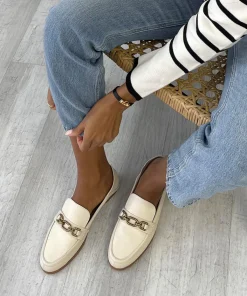 DOLCE VITA Flats & Loafers*Reign Flats Ivory Leather