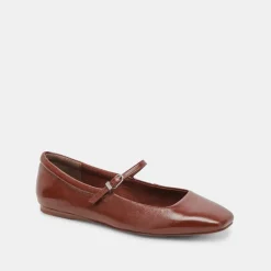 DOLCE VITA Flats & Loafers*Reyes Ballet Flats Brown Crinkle Patent