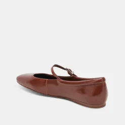 DOLCE VITA Flats & Loafers*Reyes Ballet Flats Brown Crinkle Patent