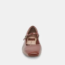 DOLCE VITA Flats & Loafers*Reyes Ballet Flats Brown Crinkle Patent