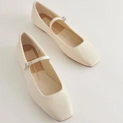 DOLCE VITA Flats & Loafers*Reyes Ballet Flats Ivory Leather