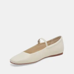 DOLCE VITA Flats & Loafers*Reyes Ballet Flats Ivory Leather