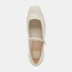 DOLCE VITA Flats & Loafers*Reyes Ballet Flats Ivory Leather