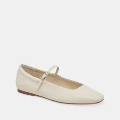 DOLCE VITA Flats & Loafers*Reyes Ballet Flats Ivory Leather