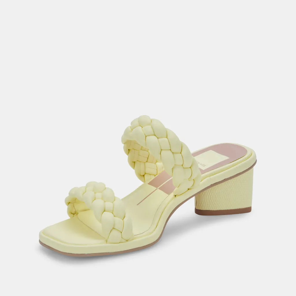 DOLCE VITA Heels*Ronin Sandals Lemon Cream Stella