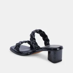DOLCE VITA Heels*Ronin Sandals Midnight Patent Stella