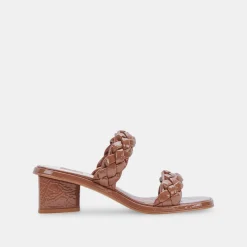 DOLCE VITA Heels*Ronin Sandals Taupe Patent Stella