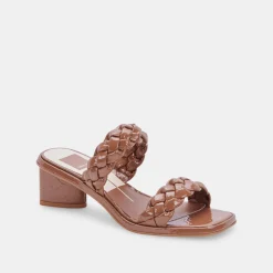 DOLCE VITA Heels*Ronin Sandals Taupe Patent Stella