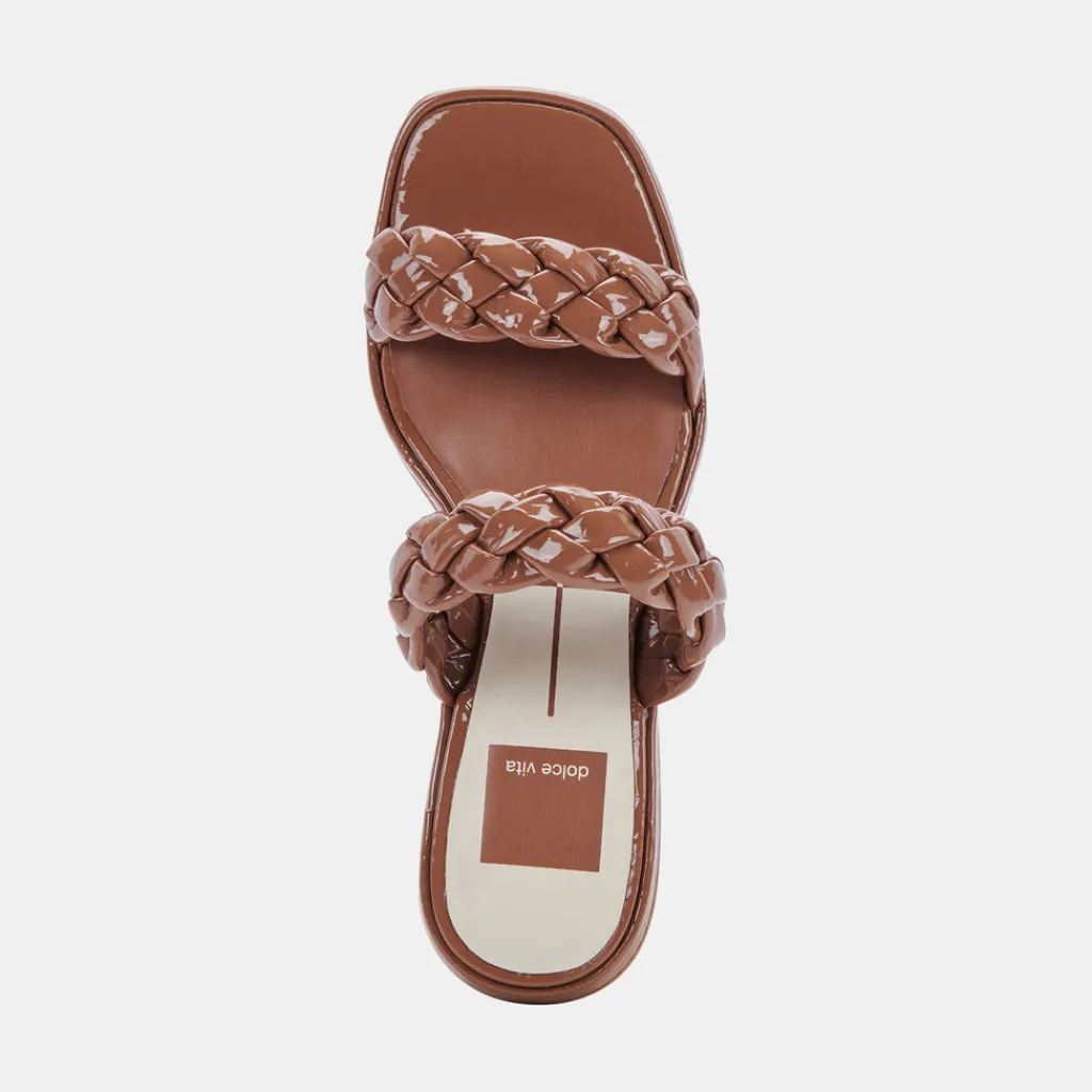 DOLCE VITA Heels*Ronin Sandals Taupe Patent Stella