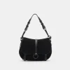 DOLCE VITA Handbags*Rylee Crossbody Black Suede