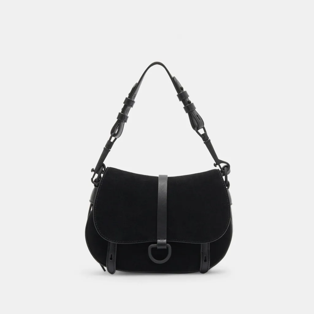 DOLCE VITA Handbags*Rylee Crossbody Black Suede