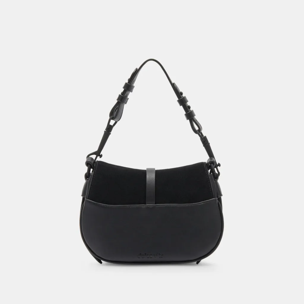 DOLCE VITA Handbags*Rylee Crossbody Black Suede