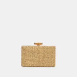DOLCE VITA Handbags*Sandy Clutch Natural Woven