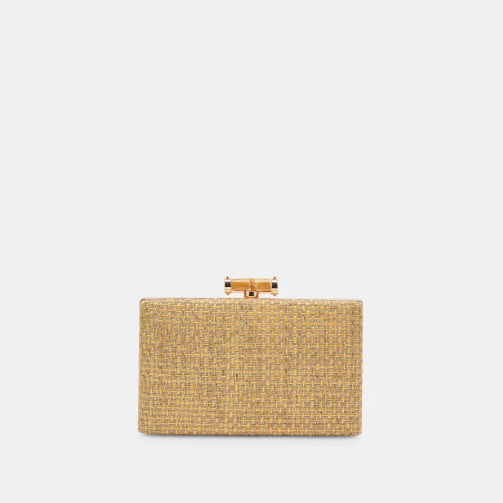 DOLCE VITA Handbags*Sandy Clutch Natural Woven