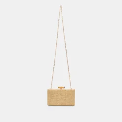 DOLCE VITA Handbags*Sandy Clutch Natural Woven