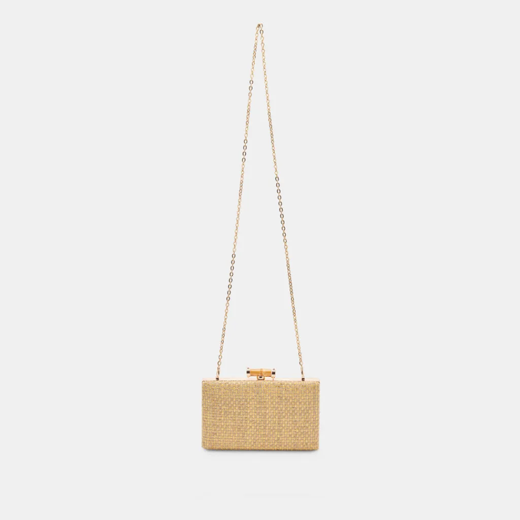 DOLCE VITA Handbags*Sandy Clutch Natural Woven