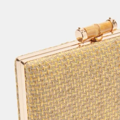 DOLCE VITA Handbags*Sandy Clutch Natural Woven