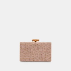 DOLCE VITA Handbags*Sandy Clutch Pink Woven