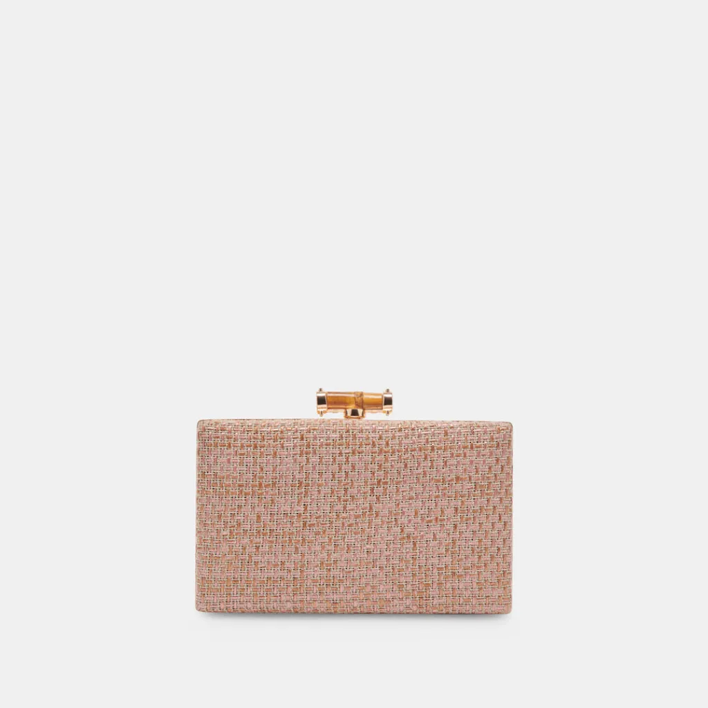 DOLCE VITA Handbags*Sandy Clutch Pink Woven