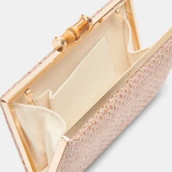 DOLCE VITA Handbags*Sandy Clutch Pink Woven