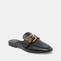 DOLCE VITA Mules & Clogs*Santel Flats Black Leather