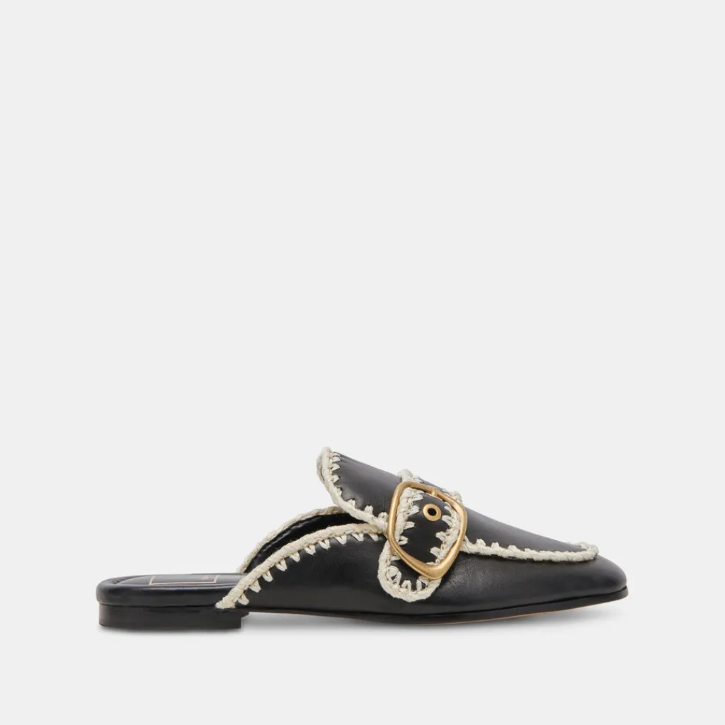 DOLCE VITA Flats & Loafers*Santel Stitch Flats Black Leather