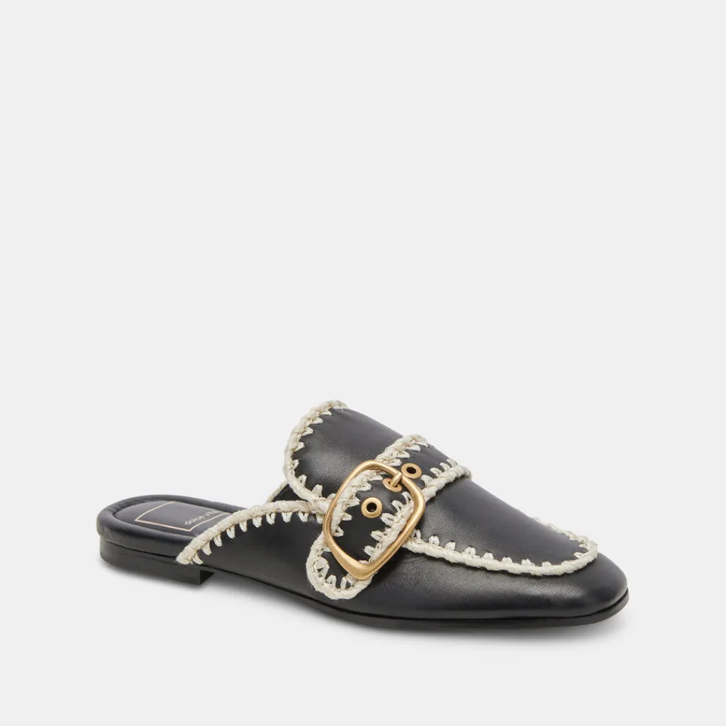 DOLCE VITA Flats & Loafers*Santel Stitch Flats Black Leather