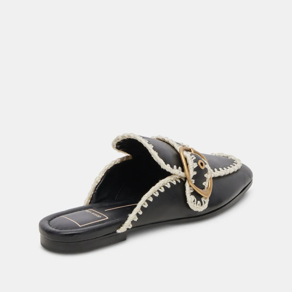 DOLCE VITA Flats & Loafers*Santel Stitch Flats Black Leather